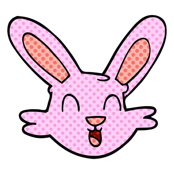 Cartoon Doodle Cute Bunny — Stockvector