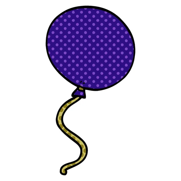 Fumetto Doodle Palloncino Vettore — Vettoriale Stock