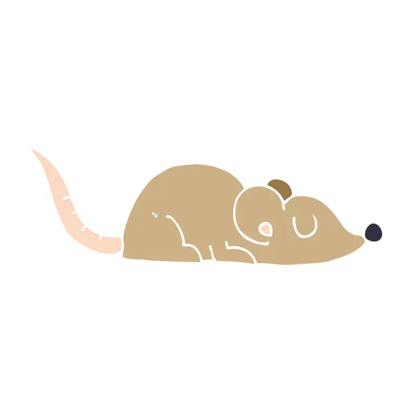 Kreslená Doodle Mírové Myš — Stockový vektor