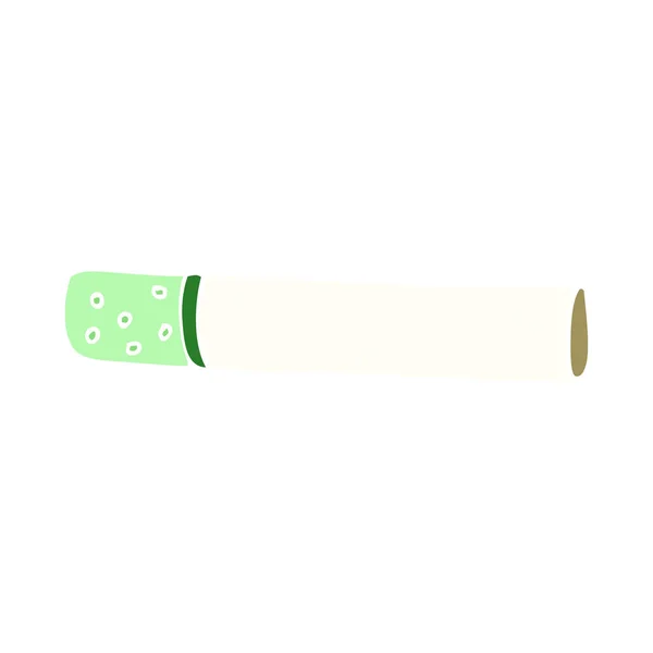 Dessin Animé Doodle Cigarette Conception Vectorielle — Image vectorielle