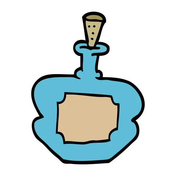 Cartoon Doodle Parfümflasche — Stockvektor