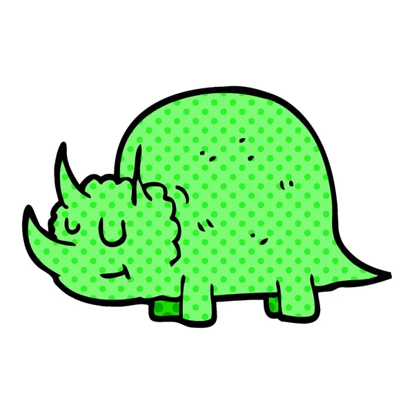 Kreskówka Doodle Prehistorycznych Dinozaurów — Wektor stockowy