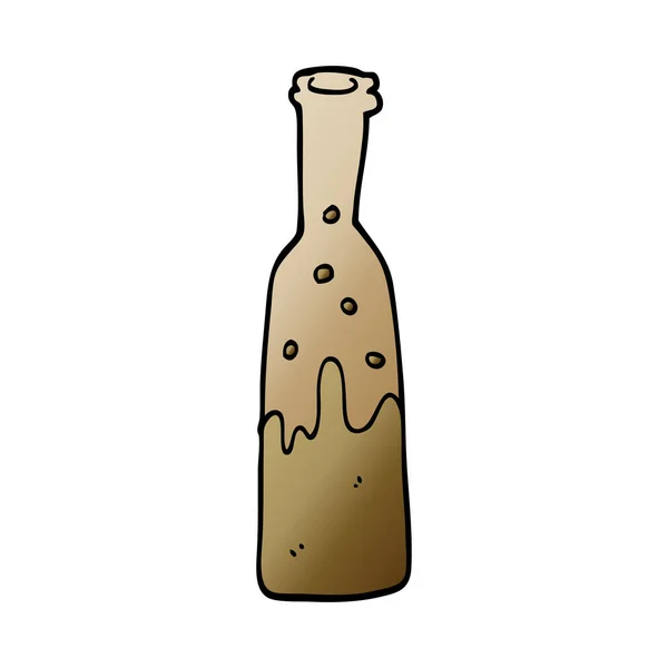 Cartoon Doodle Flaska Pop — Stock vektor