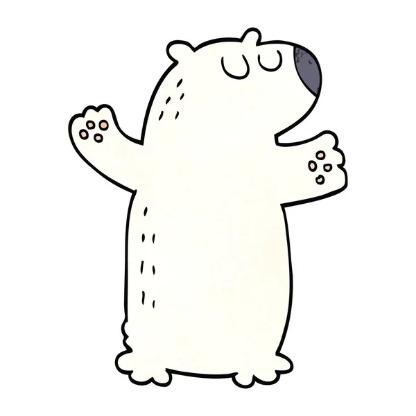 Cartoon Doodle Polar Bear Vector Graphics