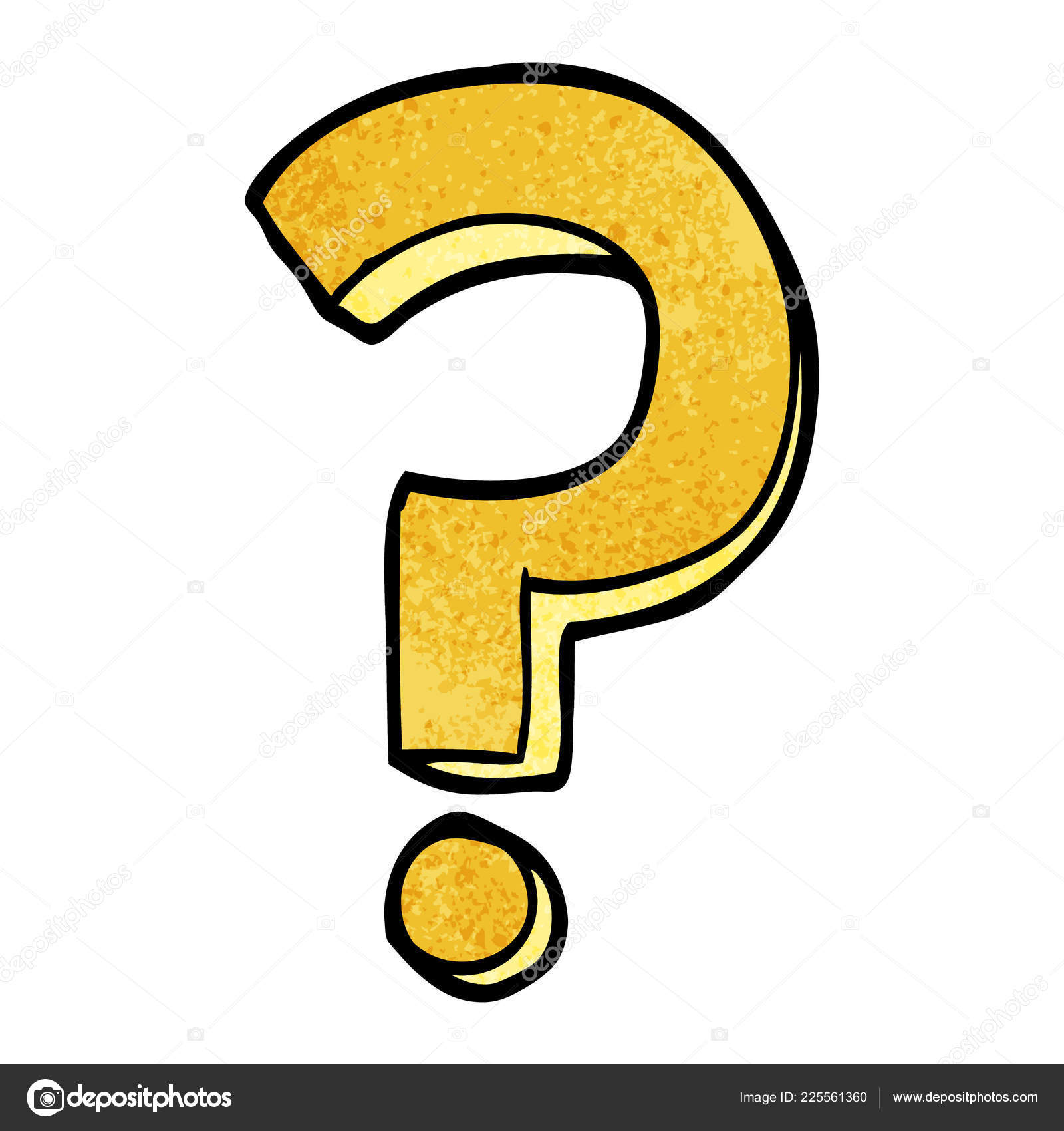 Cartoon Doodle Question Mark Stock Vector Image by ©lineartestpilot  #225561360