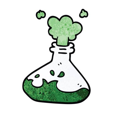 çizgi film doodle bilimsel deney