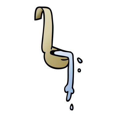 çizgi film doodle kepçe gıda