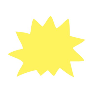 düz renk patlama simgesinin resmi