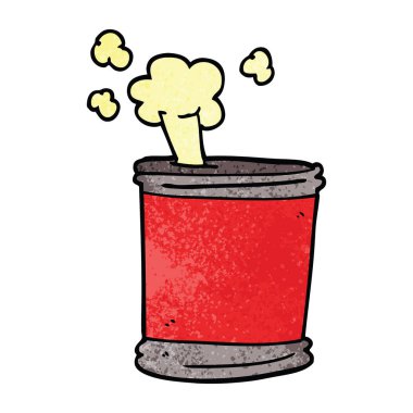 çizgi film doodle kutu bira