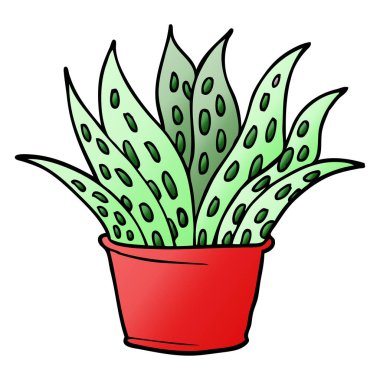 çizgi film doodle Ev bitkisi