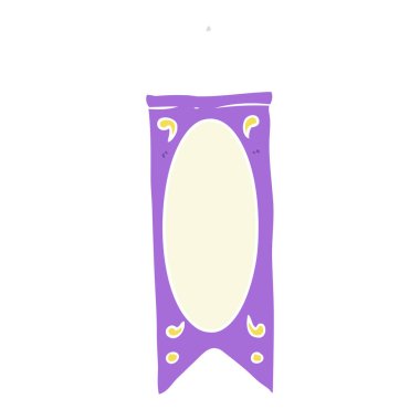 düz renk tarzı çizgi film muhteşem afiş