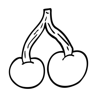 çizgi çizme çizgi film olgun kiraz