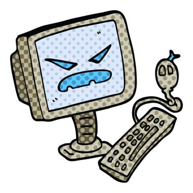 çizgi roman tarzı çizgi film kötü bilgisayar