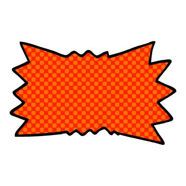 çizgi film doodle patlaması sembolü