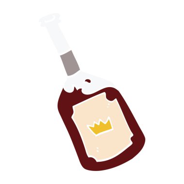 çizgi film doodle alkollü içki