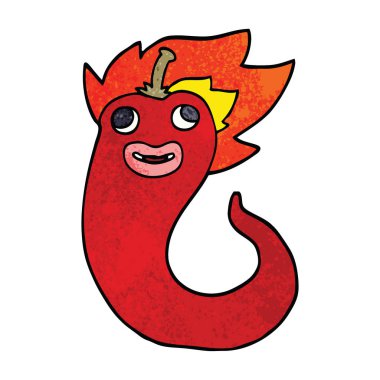 çizgi film doodle sıcak soğuk