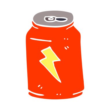 çizgi film doodle enerji içeceği