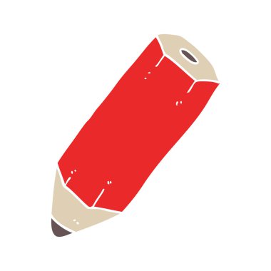 düz renk stil karikatür kalem