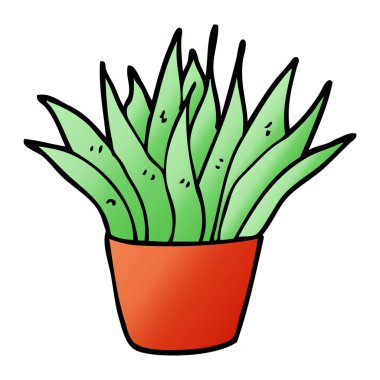 çizgi film doodle Ev bitkisi