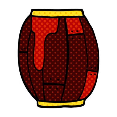 çizgi film doodle varil