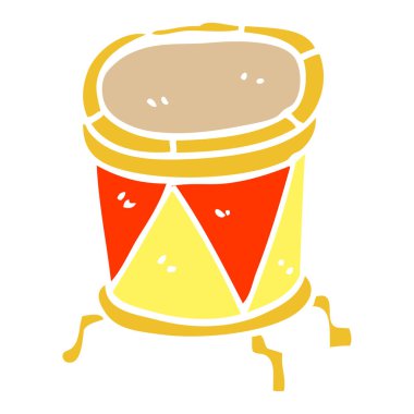 çizgi film doodle davul stand