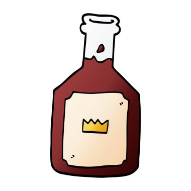 çizgi film doodle alkollü içki