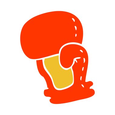 çizgi film doodle boks eldiveni