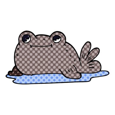 çizgi film doodle bir balık