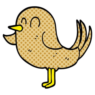 çizgi film doodle Bahçe kuş