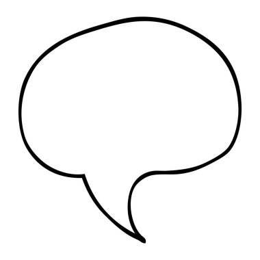 çizim karikatür konuşma balonu