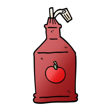 çizgi film doodle Domates ketçap