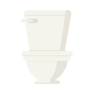 Bir tuvalet düz renkli çizimi