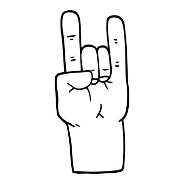 çizim karikatür rock müzik el