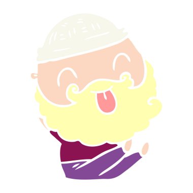 dilini sakallı adam oturuyor