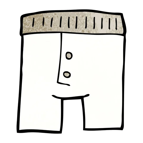 Cartoon Doodle Underkläder Vektorillustration — Stock vektor