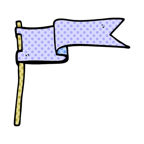 Cartoon Doodle Flag Ilustração Vetorial — Vetor de Stock