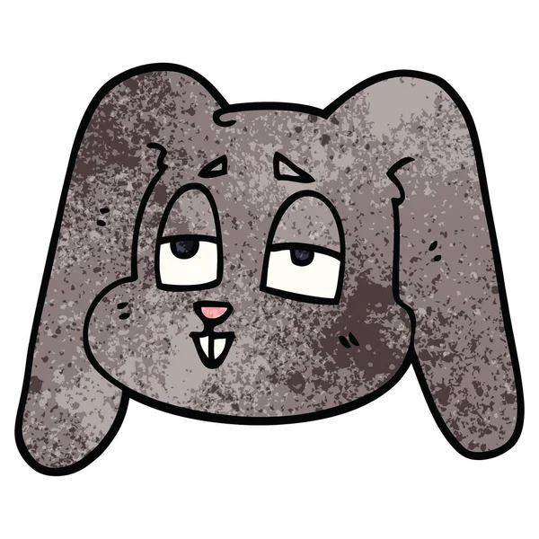 Dibujos Animados Doodle Conejo Conejo — Vector de stock