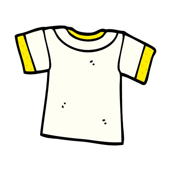 Camiseta Dibujos Animados Garabato — Vector de stock