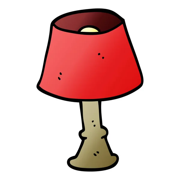 Lampe Maison Doodle Dessin Animé — Image vectorielle