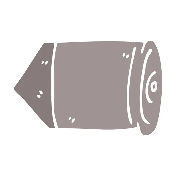 Cartoon Doodle Bullet Vector Design — Stock Vector