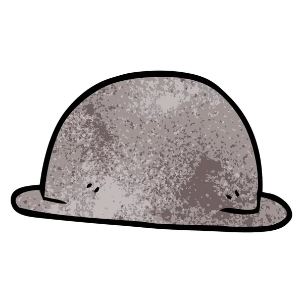 Sombrero Garabato Dibujos Animados Ilustración Del Vector — Vector de stock