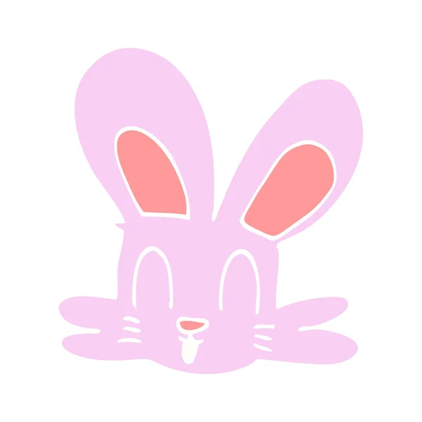 Cartoon Doodle Cute Bunny — Stockvector