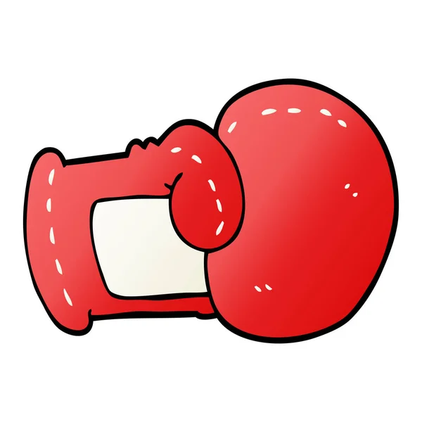 Cartoon Doodle Boxing Glove — Stock Vector