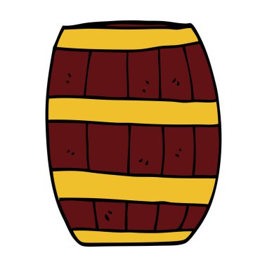 çizgi film doodle varil