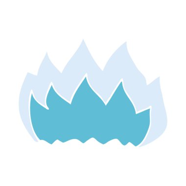 çizgi film doodle gaz alev