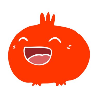 çizgi film doodle mutlu kök sebze