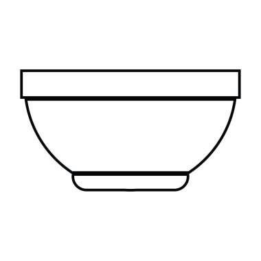 vektör simge tasarlamak bir kase