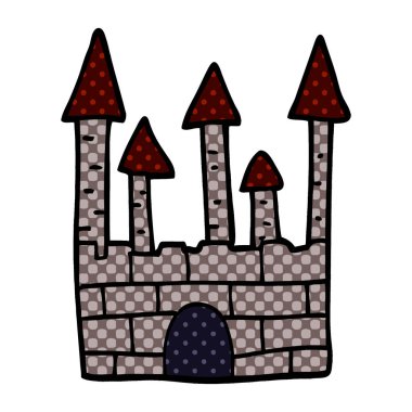 çizgi film doodle geleneksel Kalesi