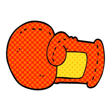 çizgi film doodle boks eldiveni