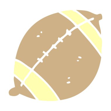 Doodle futbol karikatür, vektör